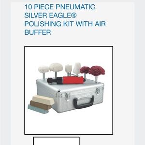 Matco Tools 10 piece pneumatic Silver Eagle polishing kit with air buffer